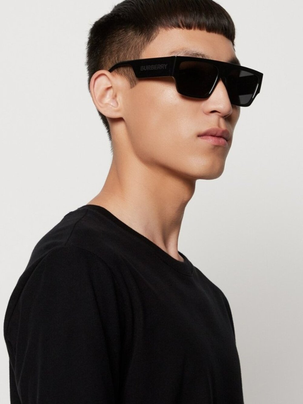 BURBERRY BE4397U 300187 BLACK SQUARE UNISEX SUNGLASSES